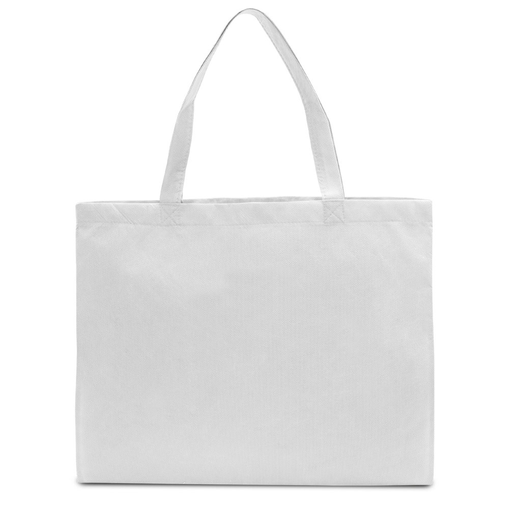 ZURICH – Grote shopper met lange handvatten - Wit