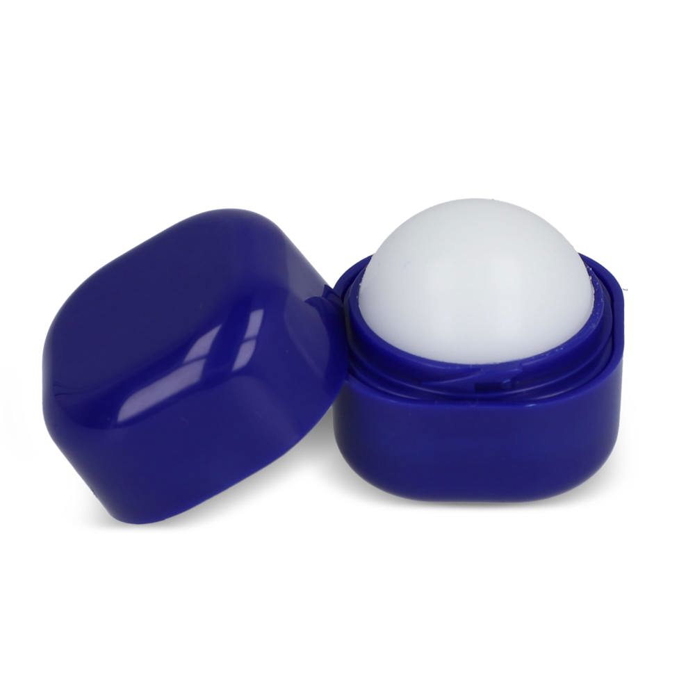 Kubieke lippenbalsem gerecycled ABS - blauw