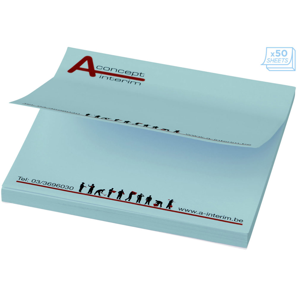 Sticky-Mate® sticky notes 75x75 mm - Lichtblauw