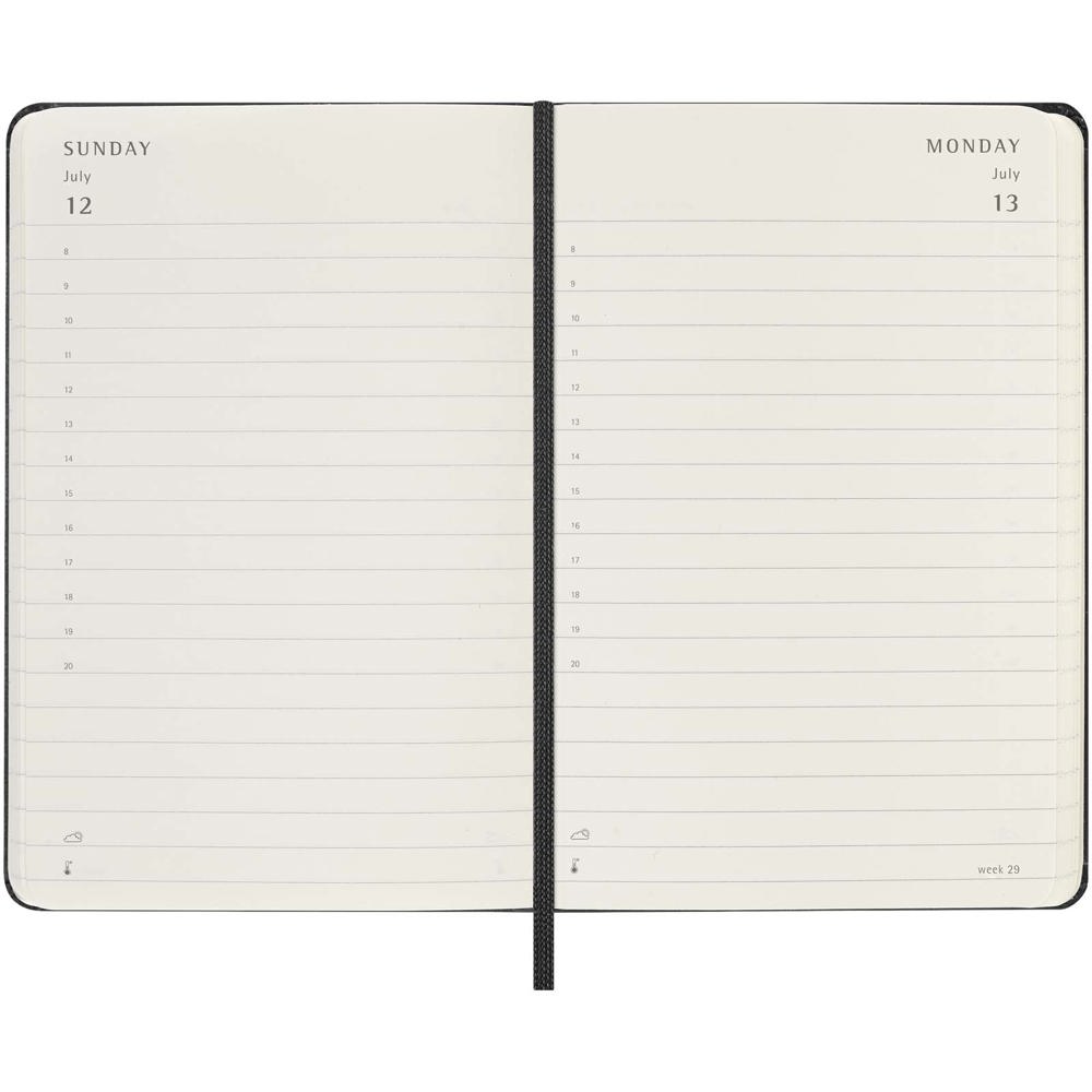 Moleskine hardback pocket dag-agenda voor 12 maanden