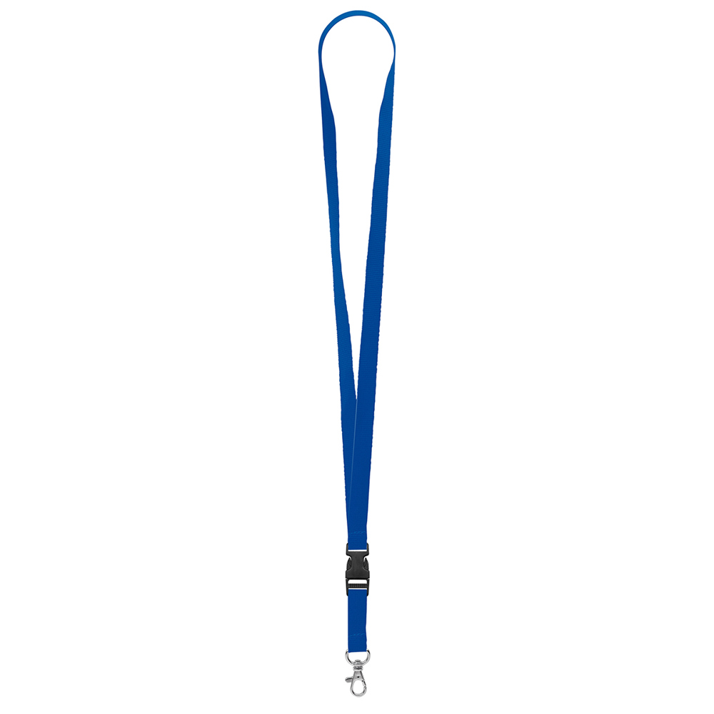 Keycord "standaard", breedte 15 mm - rozerood
