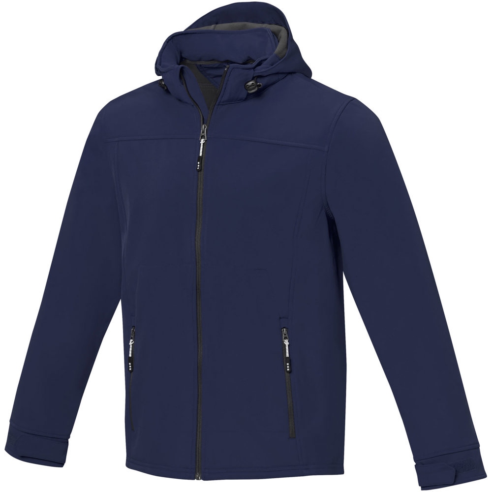 Langley softshell heren jas - Marineblauw