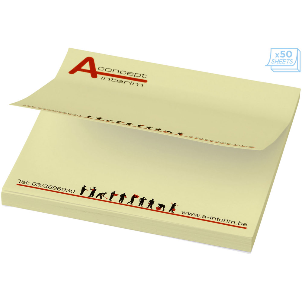 Sticky-Mate® sticky notes 75x75 mm - Lichtgeel