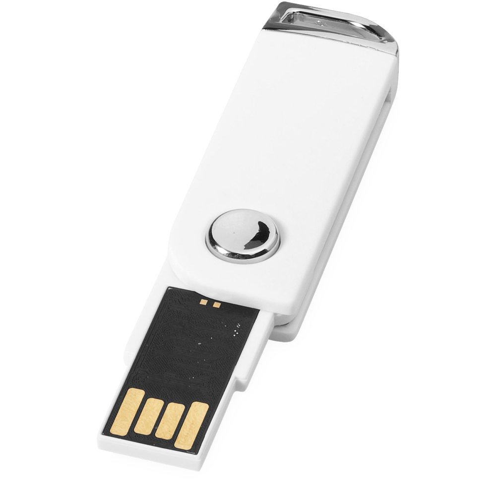 Swivel rectangular USB - Wit