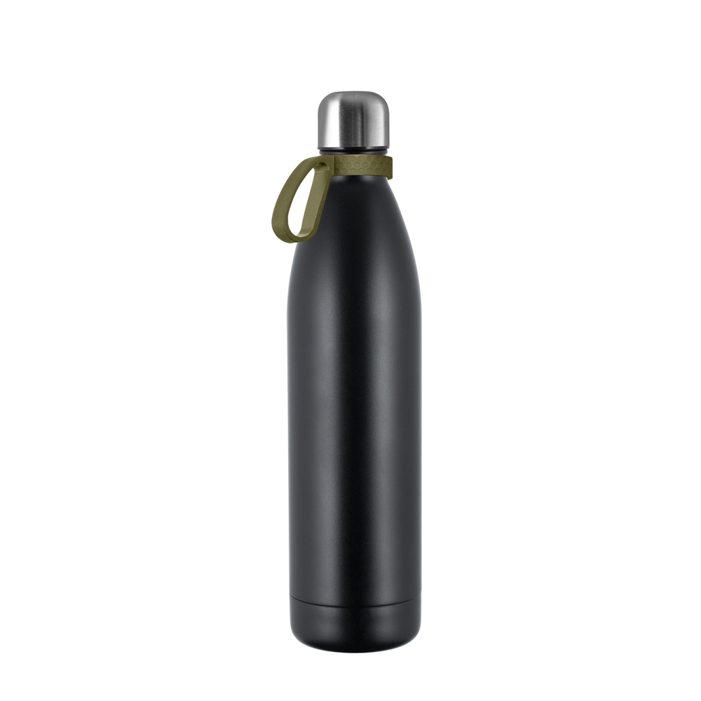 Thermofles RETUMBLER-NIZZA XL - zwart, zilver, oijfgroen