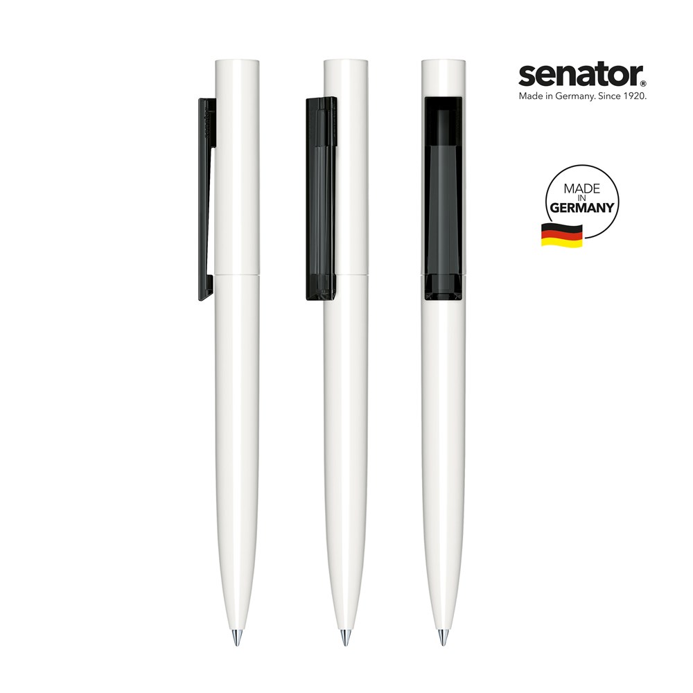 senator® Headliner  Polished  Basic Twist ballpoint pen - zwart