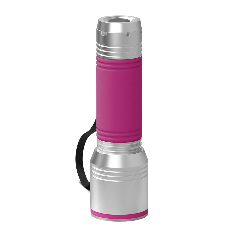 Zaklamp REEVES-myFLASH 700 - zilver, magenta