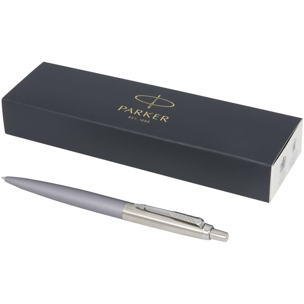 Parker Jotter XL matte balpen met chroom (blauwe inkt) - Grijs