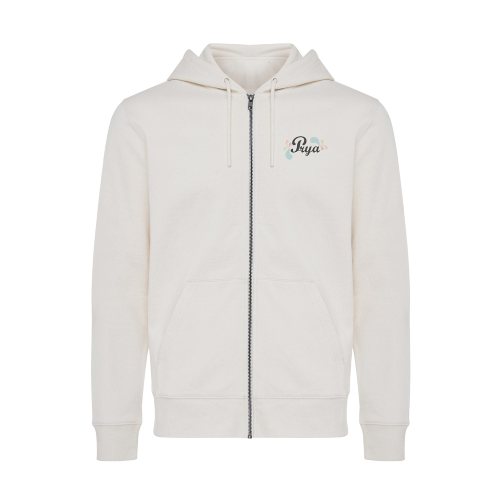IQONIQ Abisko gerecycled katoen hoodie met rits