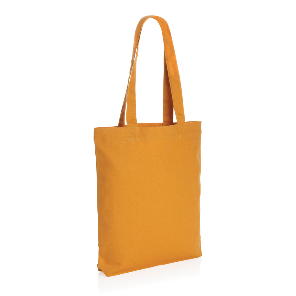 Impact Aware™ recycled canvas draagtas 285gsm - sundial oranje (± PMS 16-1148TCX)