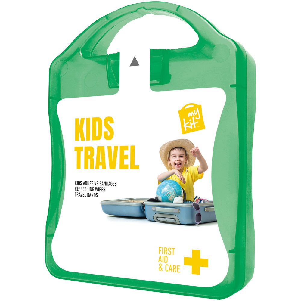 MyKit Reisset voor kinderen - Transparant Groen