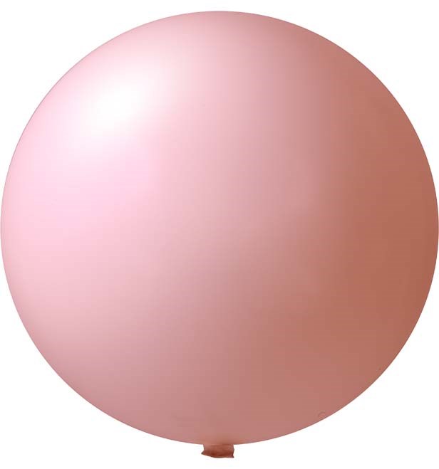 Reuzenballonnen bedrukt Ø 80 cm - Roze (4431) Pastel (± PMS 1895)