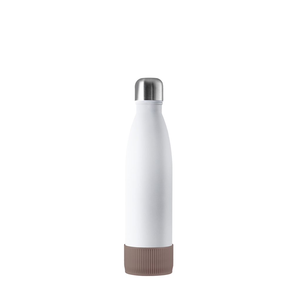 Thermofles RETUMBLER-NIZZA - zilver, wit, bruin
