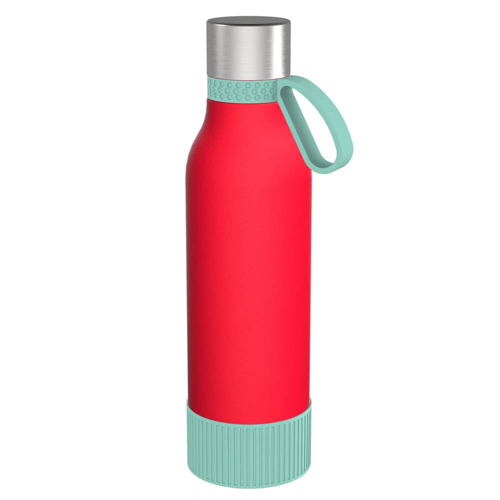 Fles RETUMBLER-myTOULON II 820 - lichtblauw, rood