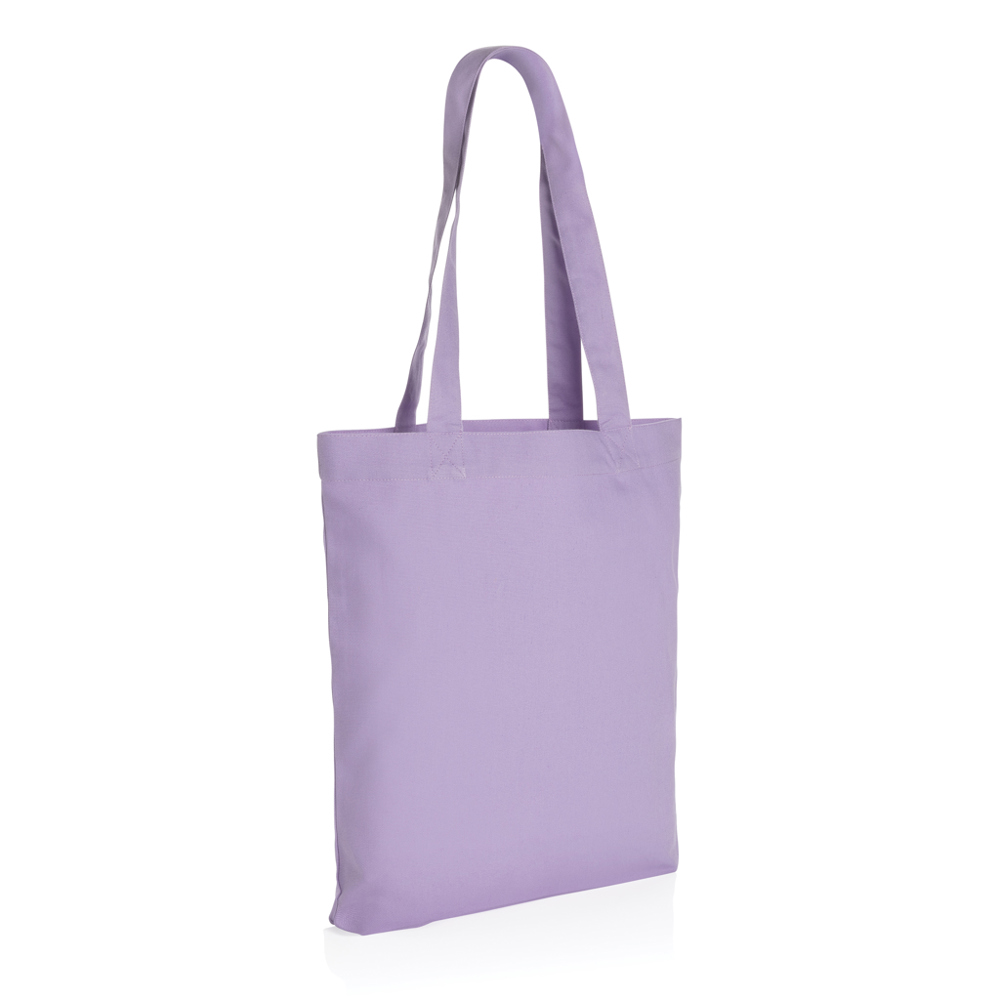 Impact Aware™ recycled canvas draagtas 285gsm - lavender (± PMS 15-3716TCX)
