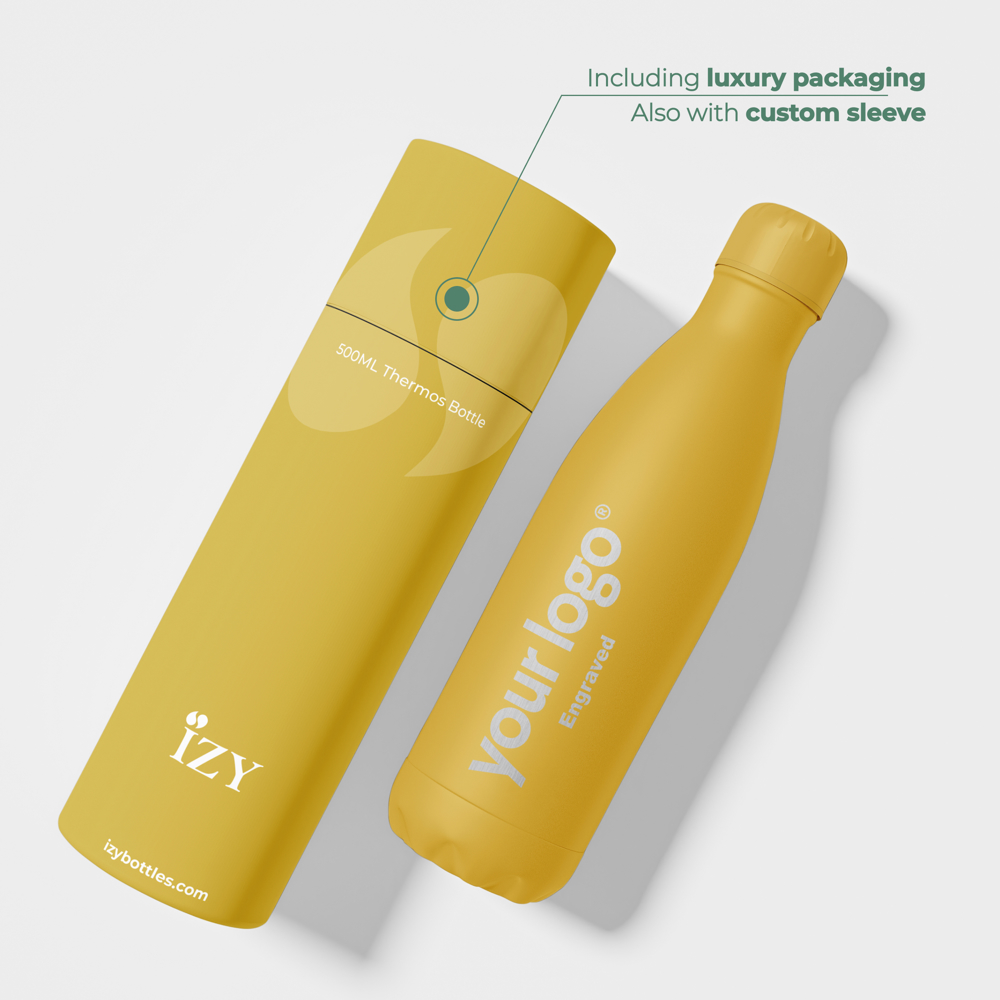 Thermosfles / Drinkfles - Geel - 500 ml