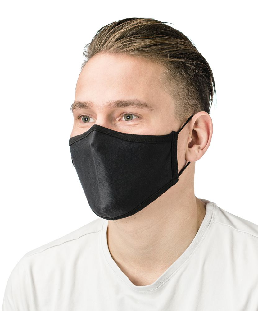 Katoen en polyester, herbruikbaar mondkapje Riyan