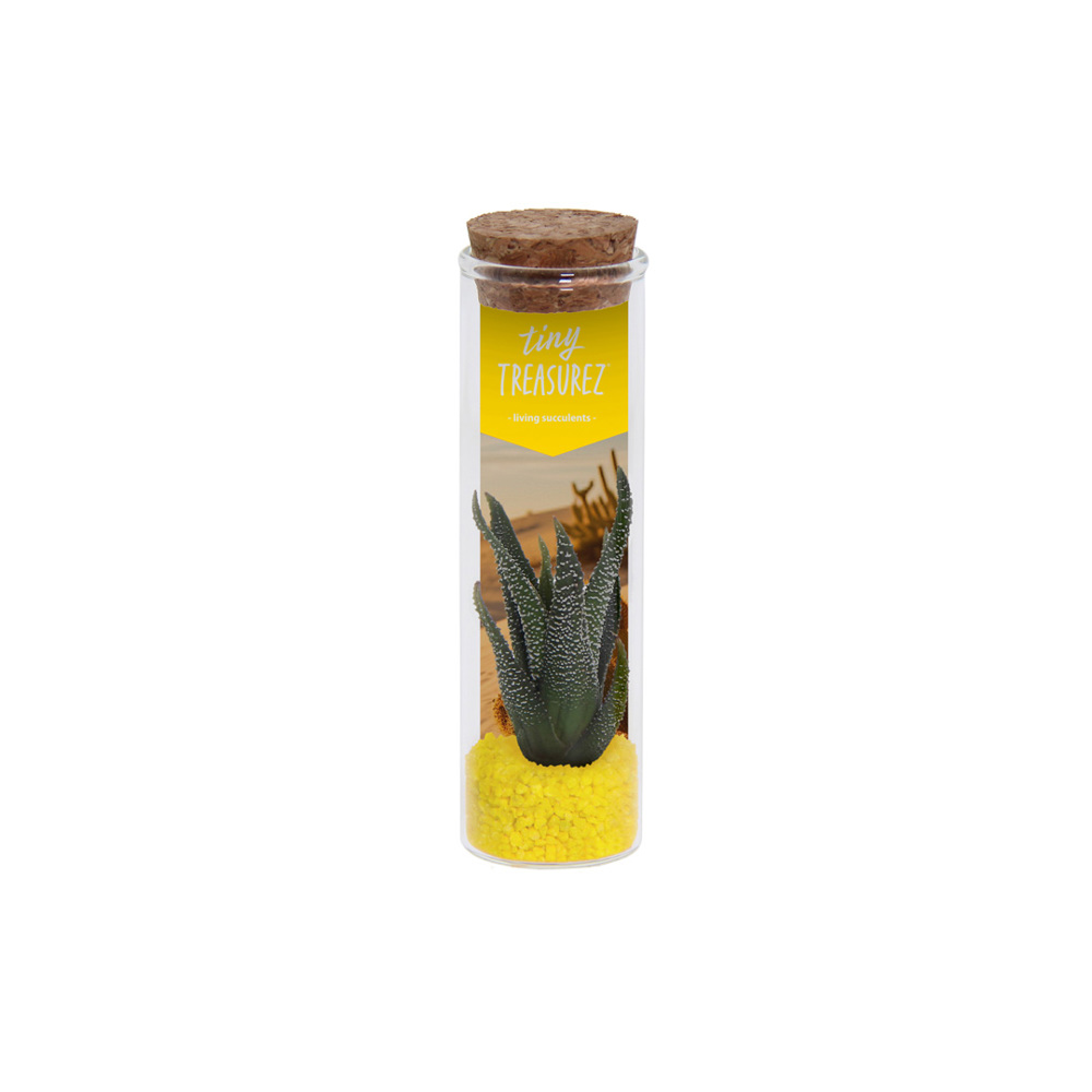 Tiny Treasurez® - Message in a bottle small - Geel