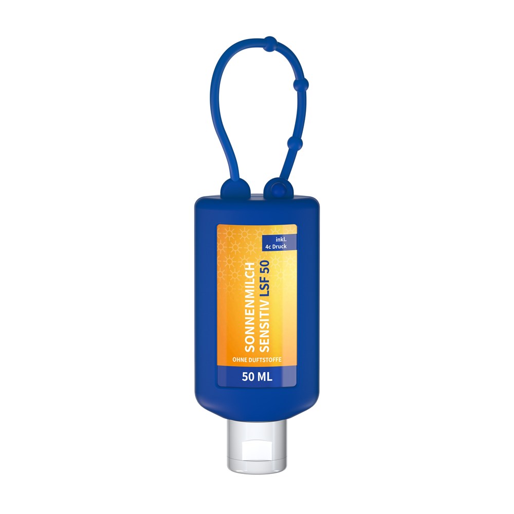 Zonnemelk sensitief SPF 50 - blauw