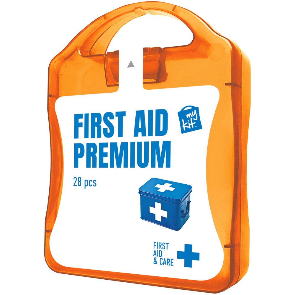 MyKit Medium Eerste hulp premium - Transparant oranje