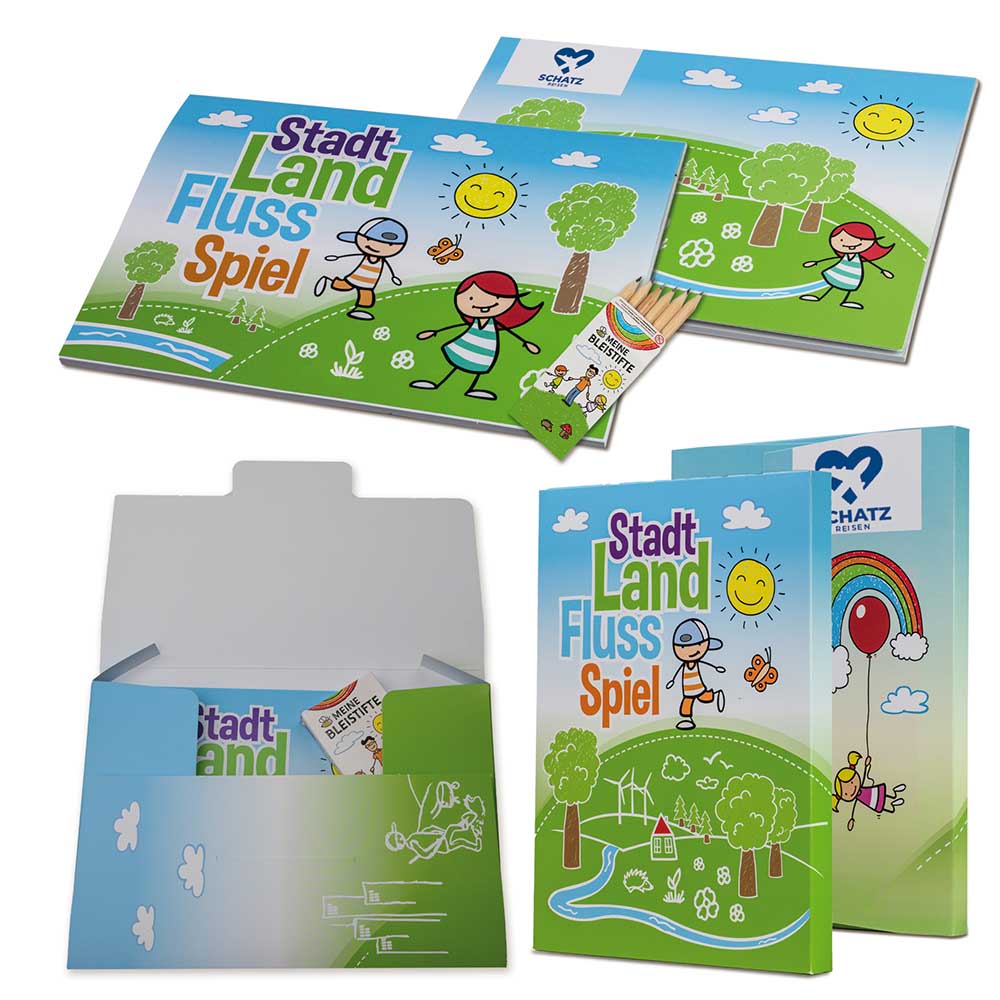 Stad-land-rivier - Set - Tampondruk 1-c