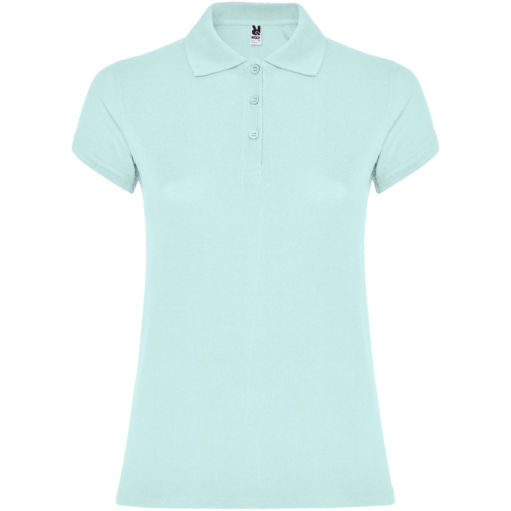 Star 200 g/m² damespolo met korte mouwen - Mintgroen