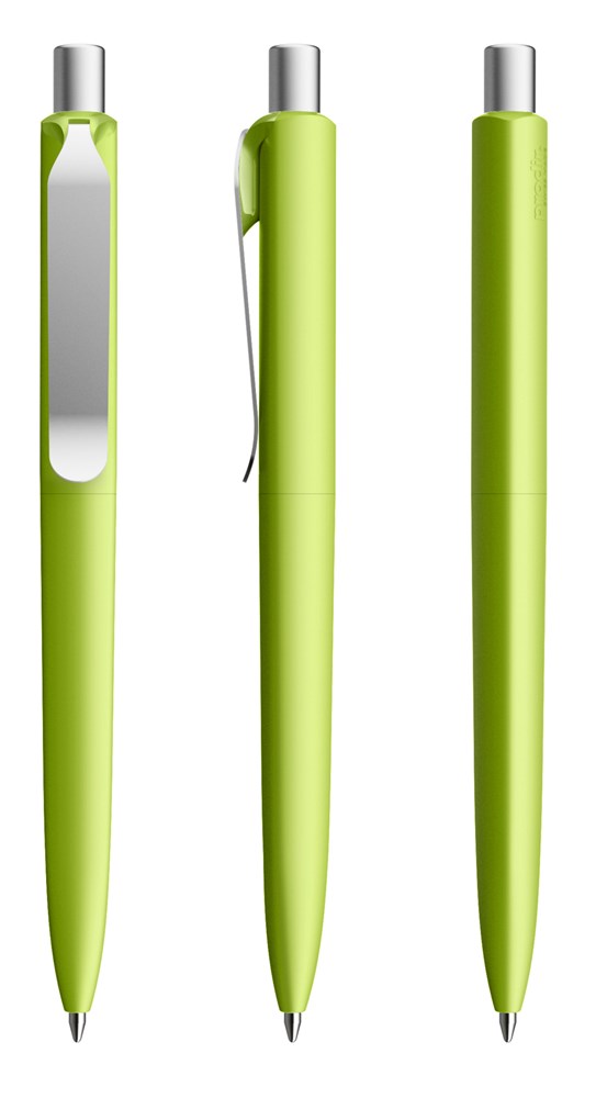 Prodir DS8 PSR Soft Touch Metal Clip - Lime Green Soft Touch