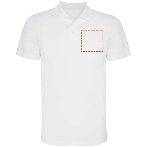 Monzha 150 g/m² sportpolo met korte mouwen voor heren