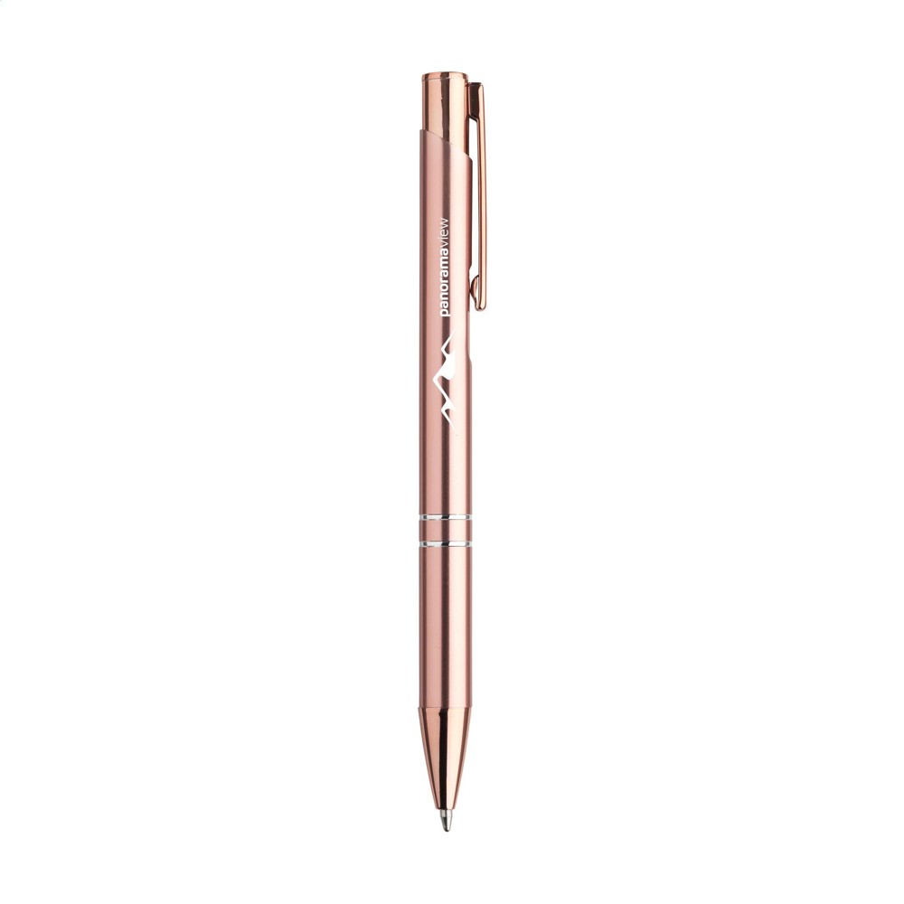 Ebony RCS Recycled Alu Rose Gold pennen