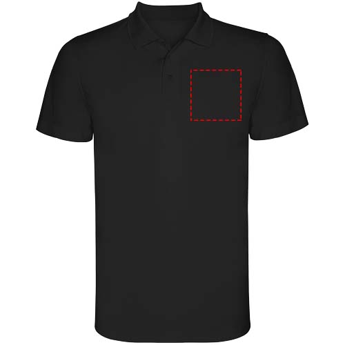 Monzha 150 g/m² sportpolo met korte mouwen voor heren