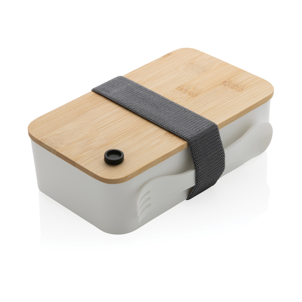 PP lunchbox met bamboe deksel