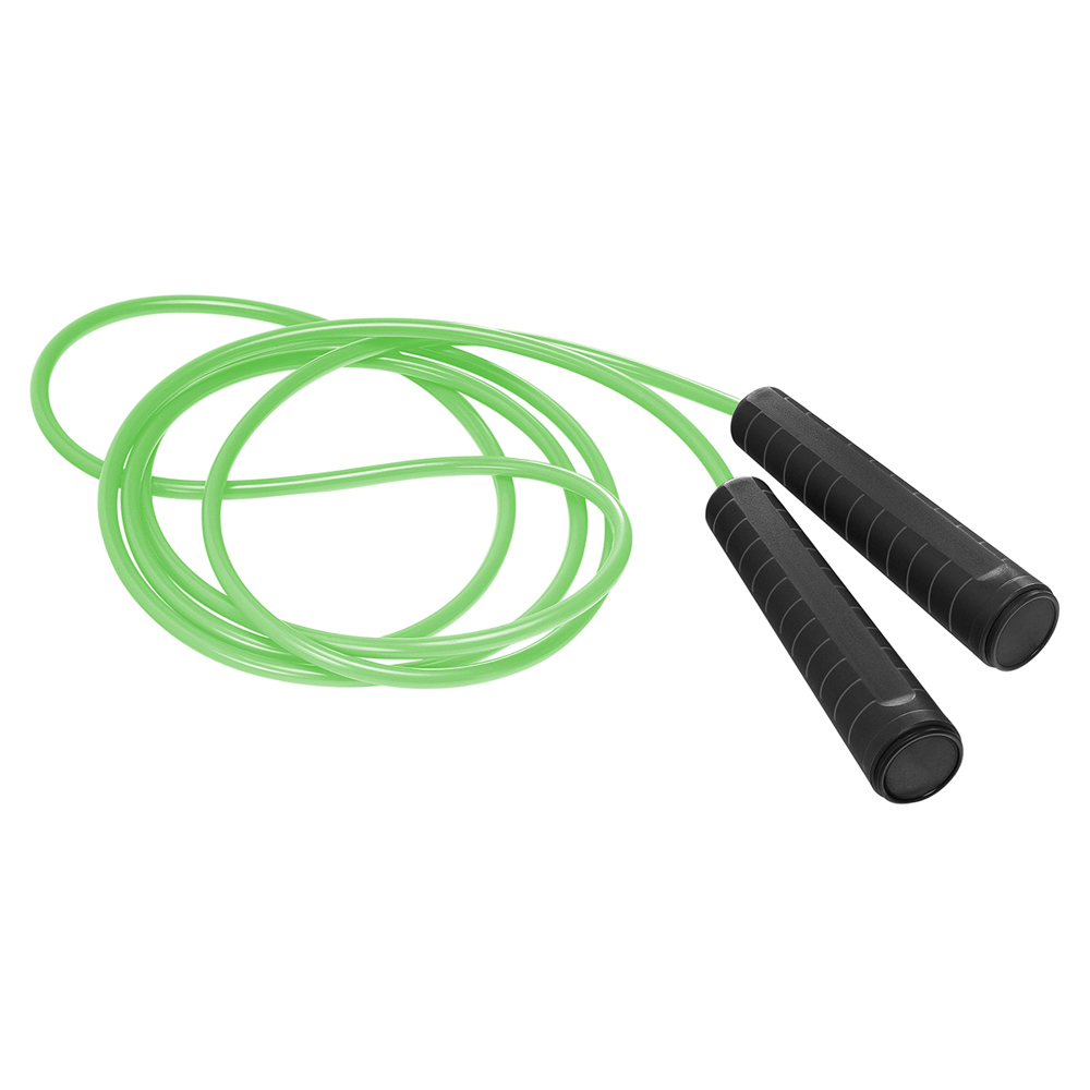 Springtouw - zwart/zwart/neongroen