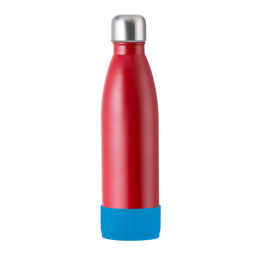 Fles RETUMBLER-myTOULON - cyaan, rood