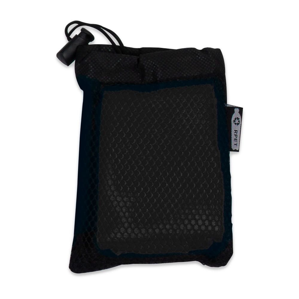 R-PET cooling towel 30x80cm - zwart / zwart