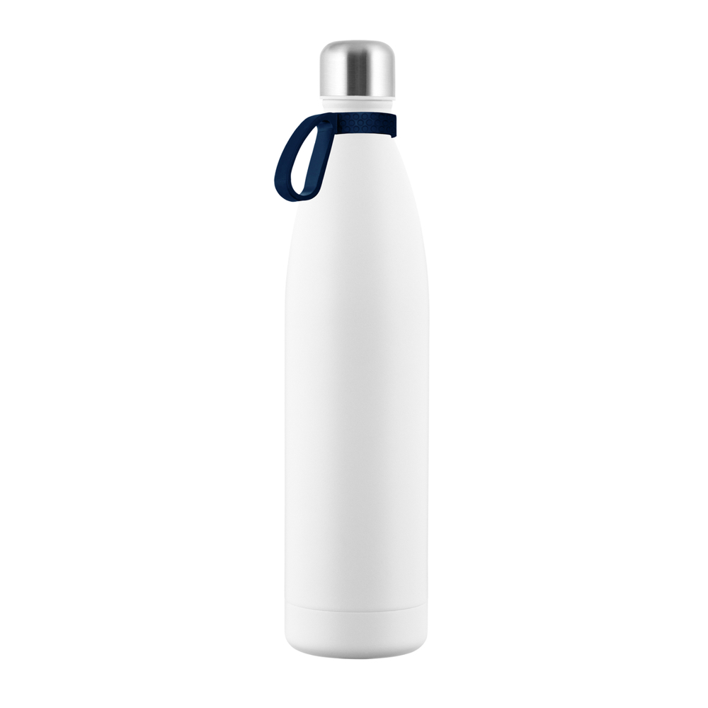 Thermofles RETUMBLER-NIZZA XXL - donkerblauw, zilver, wit
