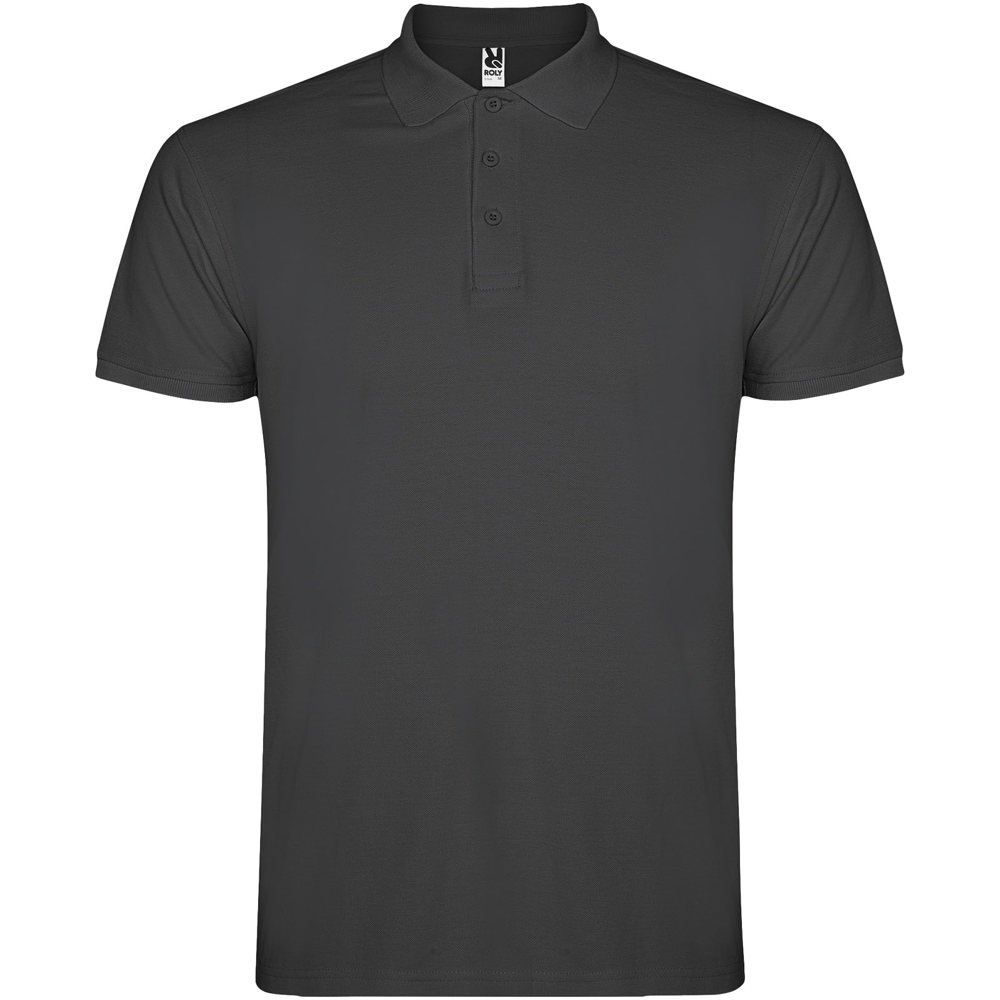 Star 200 g/m² herenpolo met korte mouwen - Donkerlood