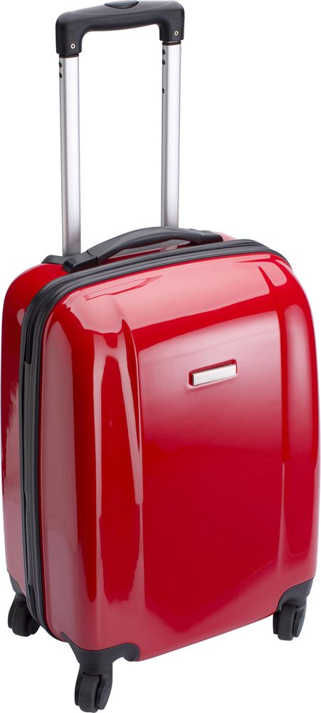 PC en ABS trolley Verona - Rood