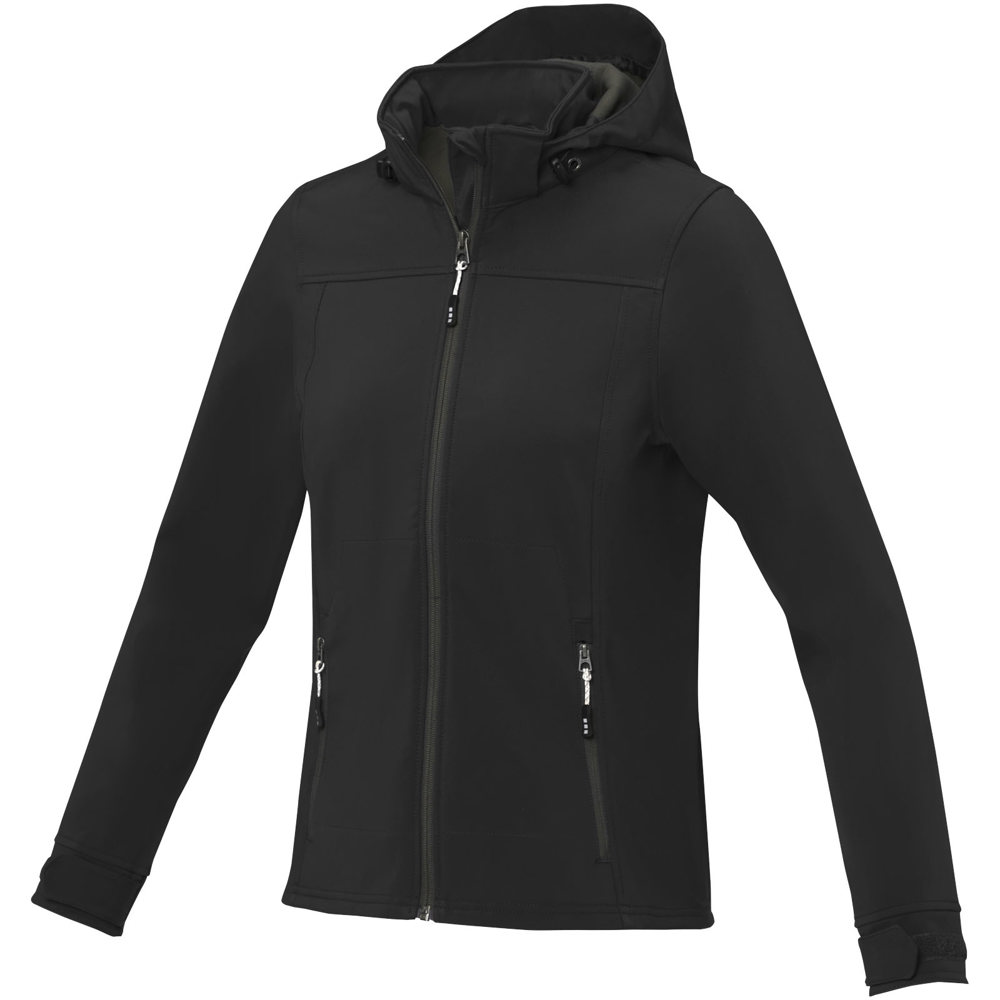 Langley softshell dames jas - zwart