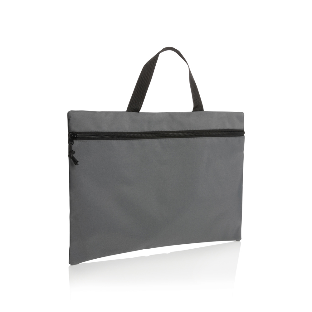 Impact AWARE™ lichtgewicht documententas - antraciet (± PMS Cool Grey 11)