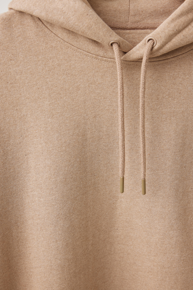 IQONIQ Torres gerecycled katoen hoodie ongeverfd