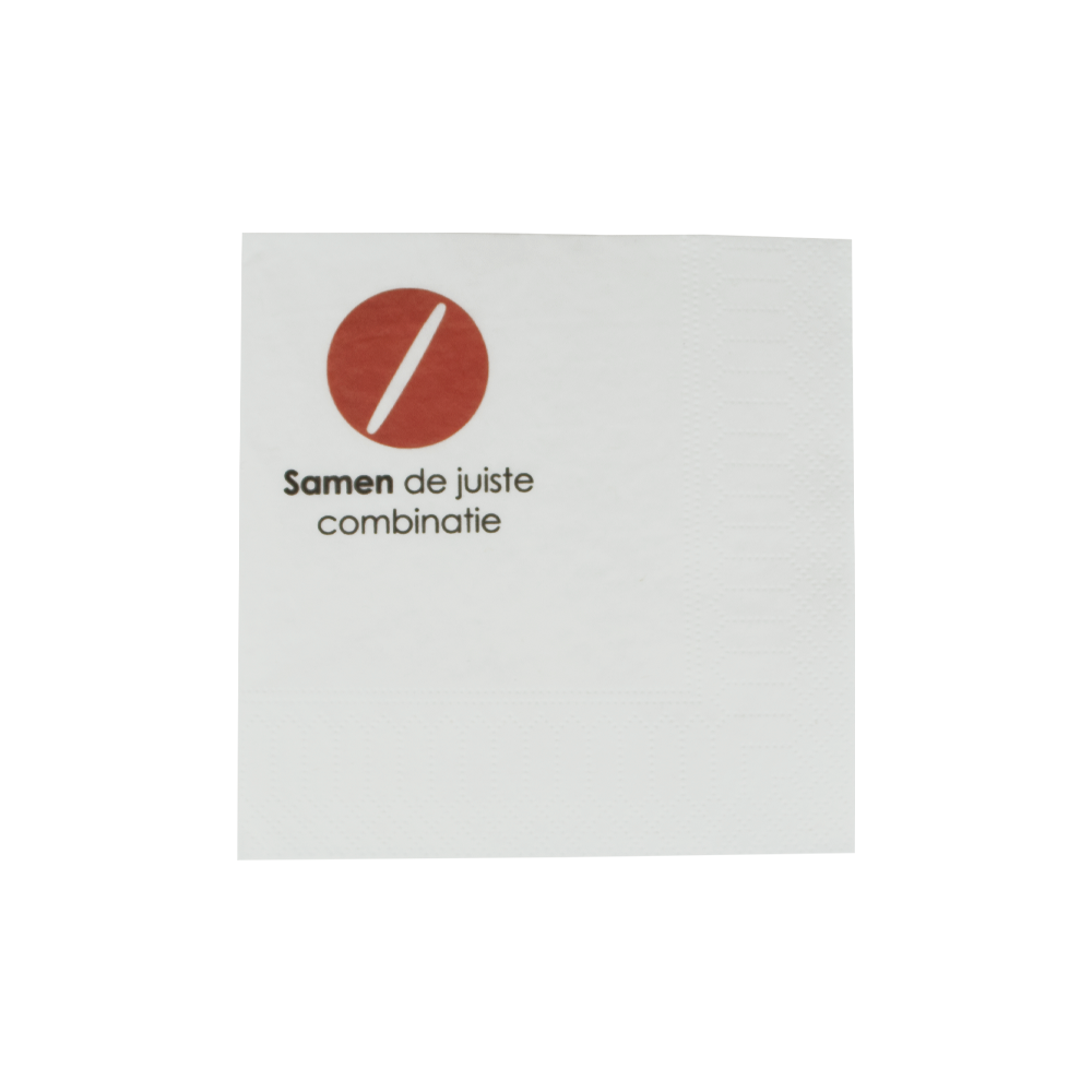 Servetten tissue 33 x 33 cm (16,5 x 16,5 cm) 1/4 vouw