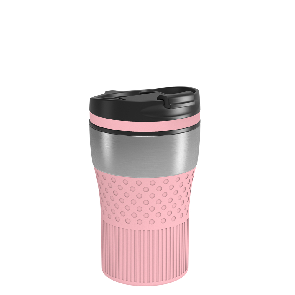 Thermobeker RETUMBLER-BAYAMO CORPORATE - zilver, lichtmagenta, roze