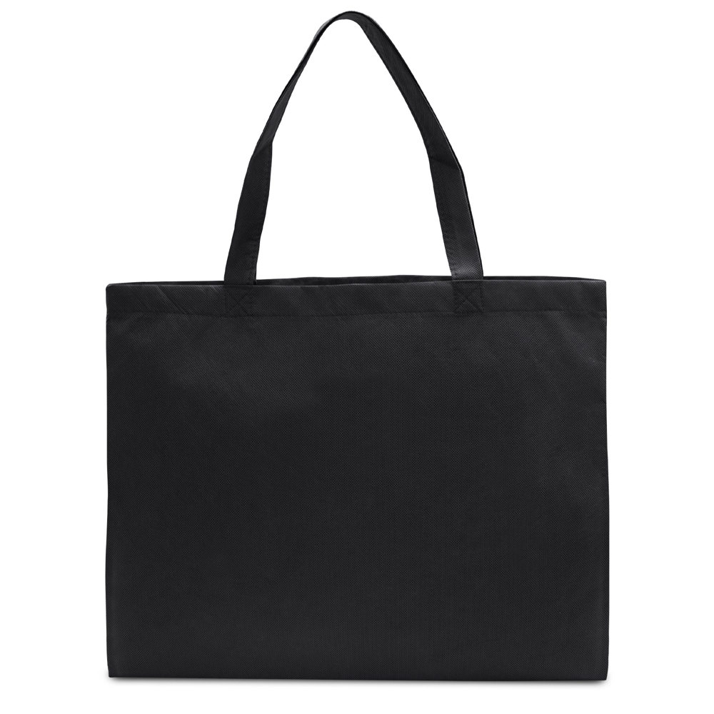 ZURICH – Grote shopper met lange handvatten - Zwart