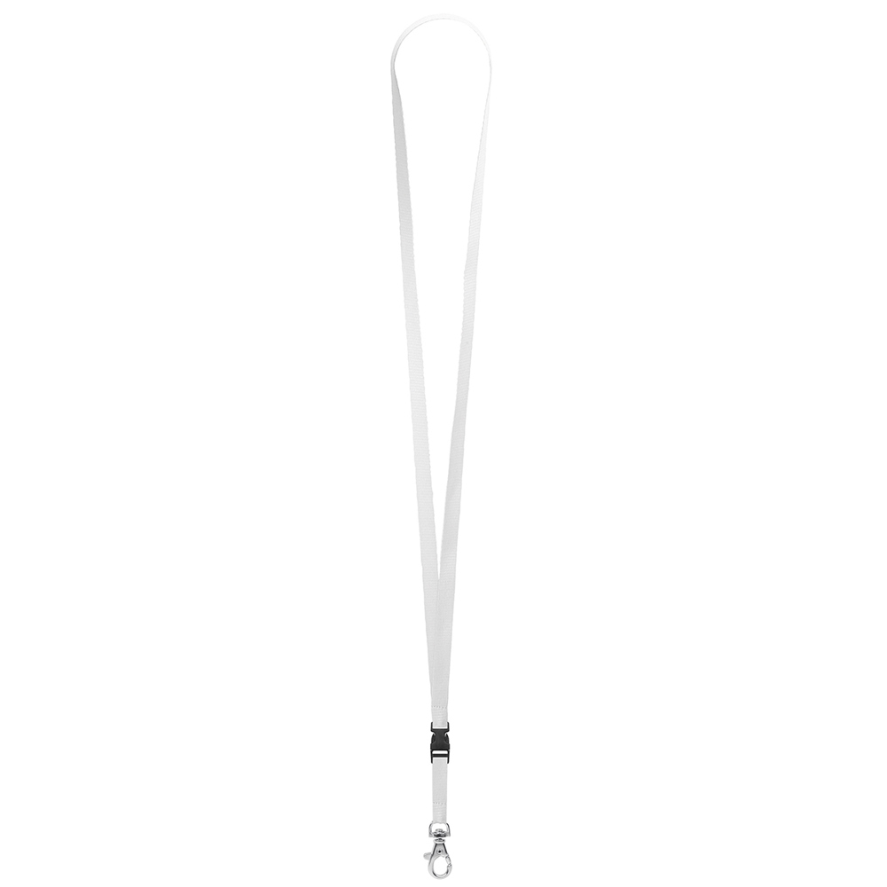 Keycord "standaard", breedte 10 mm - Wit