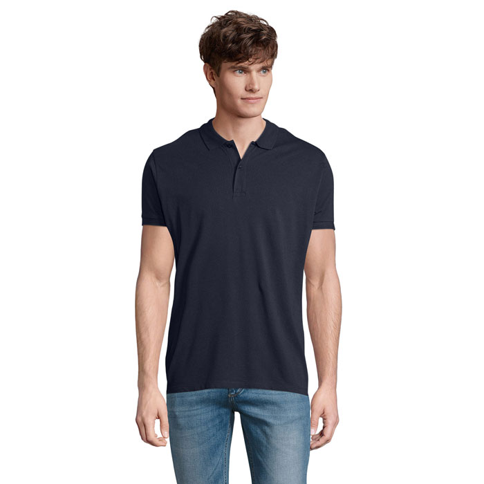 PLANET MEN - PLANET HEREN Polo 170g - Franse Marine