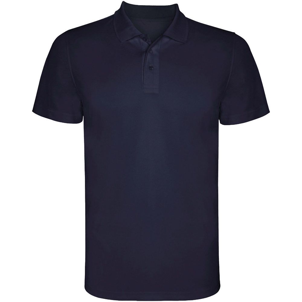 Monzha 150 g/m² sportpolo met korte mouwen voor heren - Marineblauw