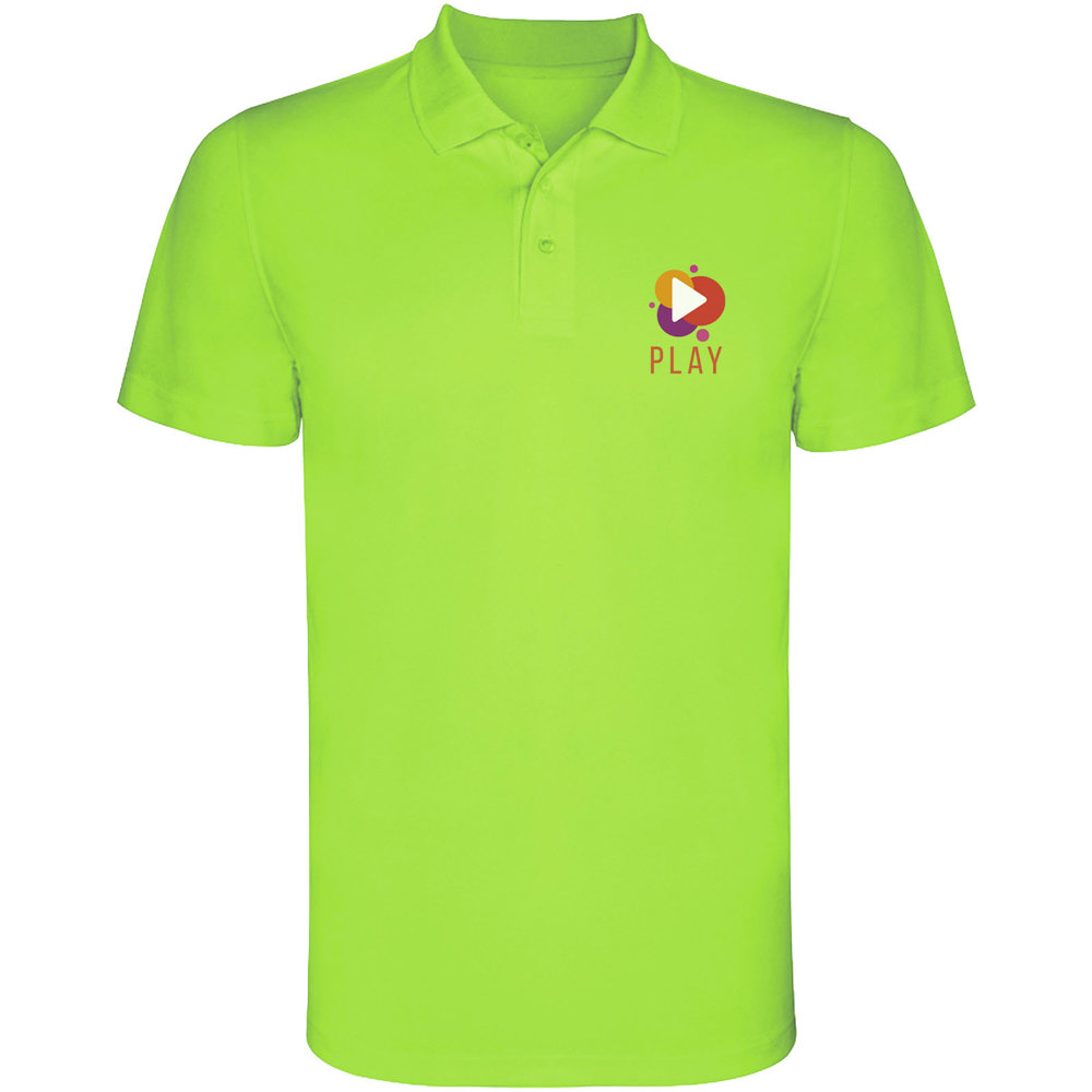 Monzha 150 g/m² sportpolo met korte mouwen voor heren