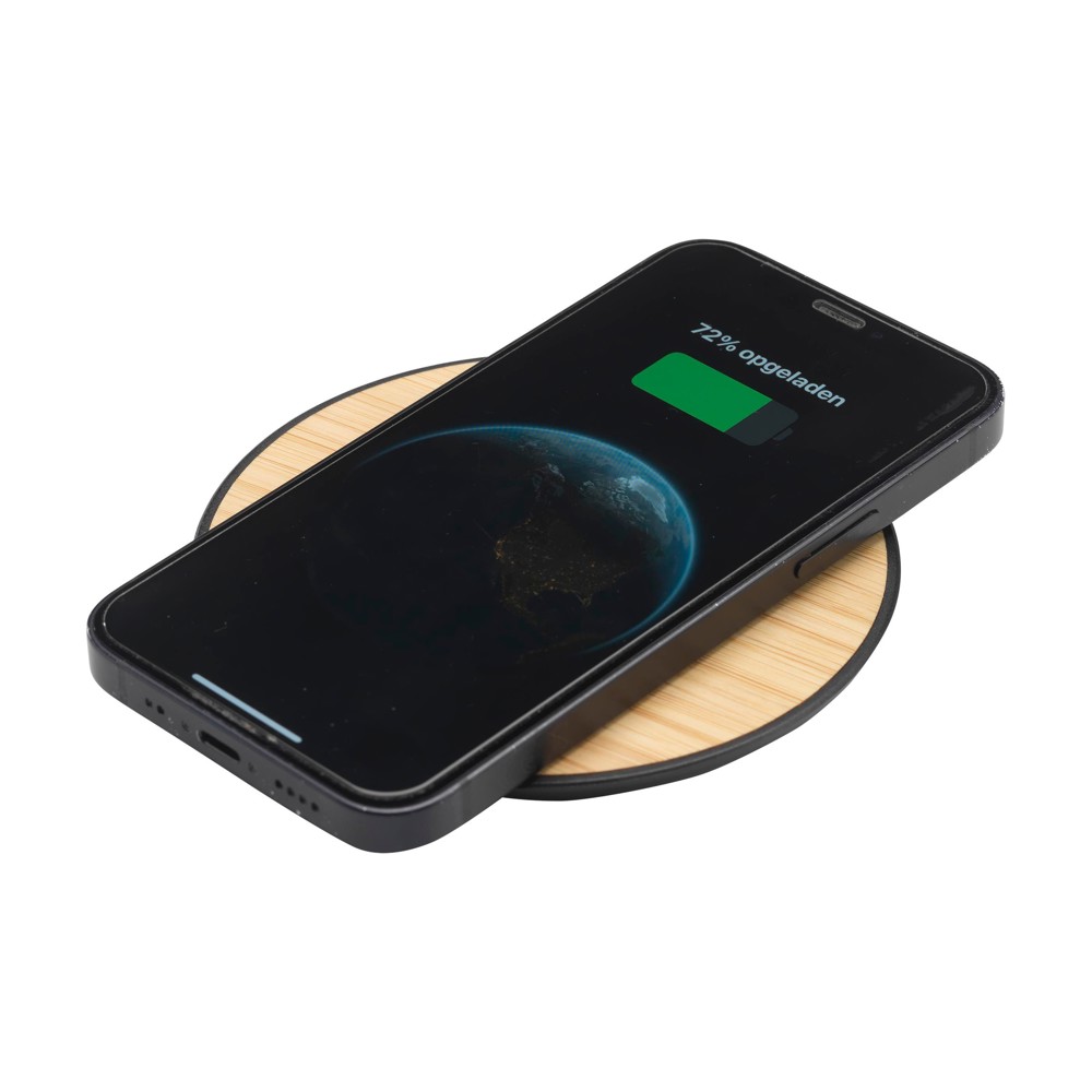 Bamboo 15W Wireless Fast Charger draadloze snellader