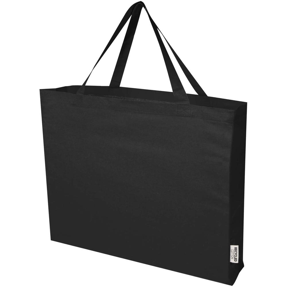 Odessa draagtas van 220 g/m² GRS gerecycled katoen 40L - zwart