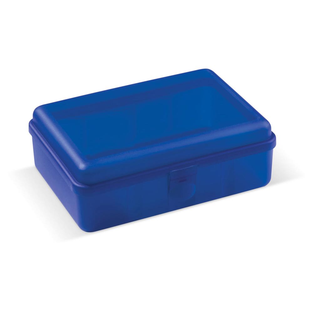 Lunchbox one 950ml - Transparant / Blauw
